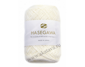 Тонкий белый натуральный лен пряжа Hasegawa RYUBI 